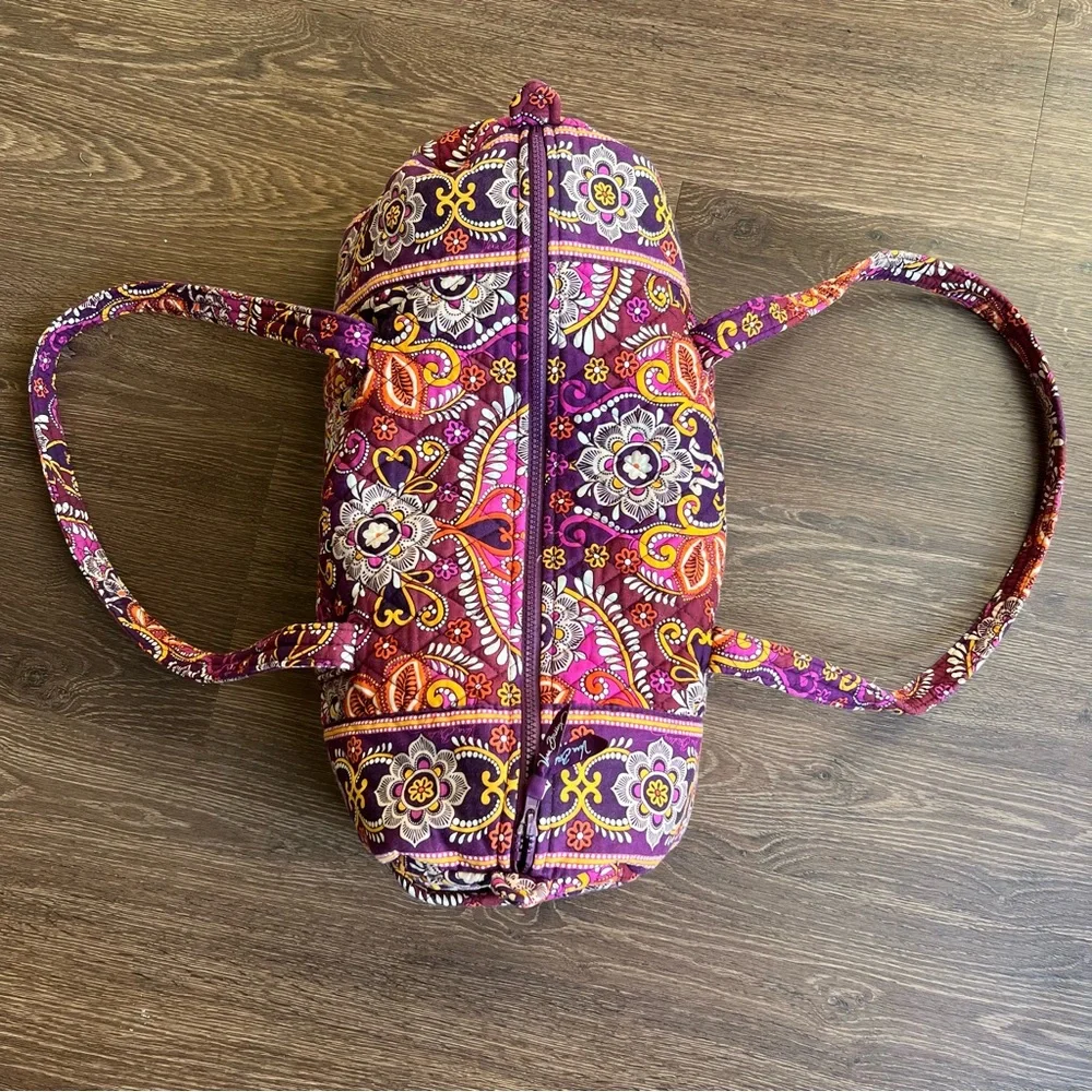Vera Bradley Safari Sunset Duffel Tote Bag - Picture 8 of 10